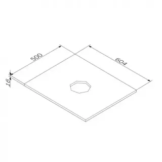 Столешница Am.Pm Func M8FST0600WM 60 см